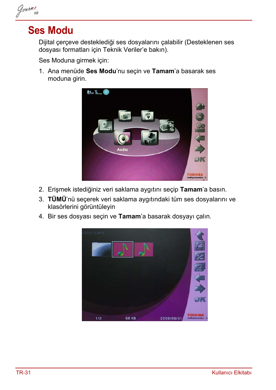 Ses modu | Toshiba JournE Air800-801 User Manual | Page 736 / 829