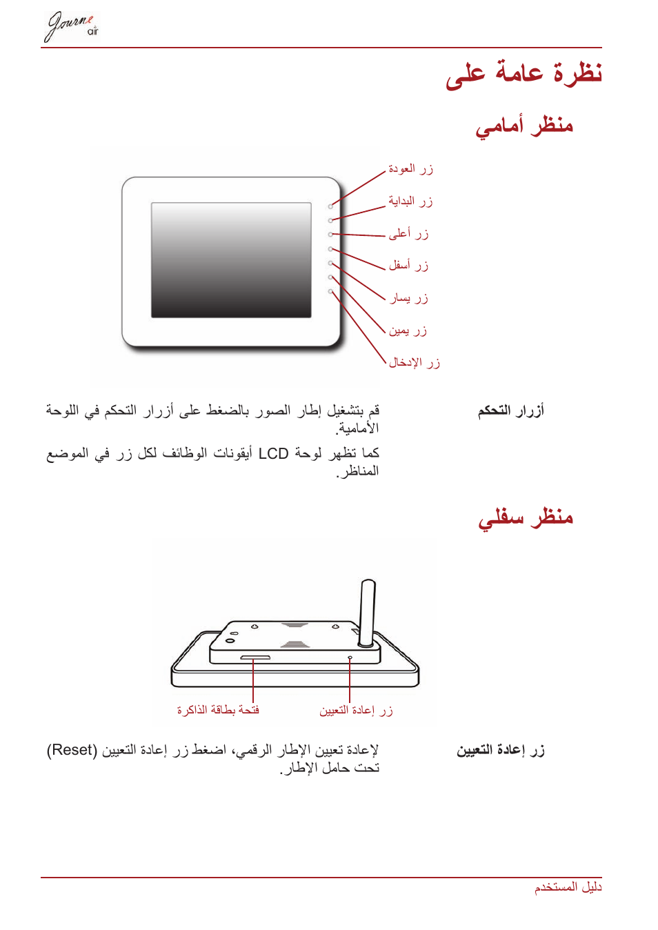 نظرة عامة على journe air, منظر أمامي, منظر سفلي | Journe air, ىلع ةماع ةرظن, Journe air ىلع ةماع ةرظن, يمامأ رظنم, يلفس رظنم | Toshiba JournE Air800-801 User Manual | Page 773 / 829