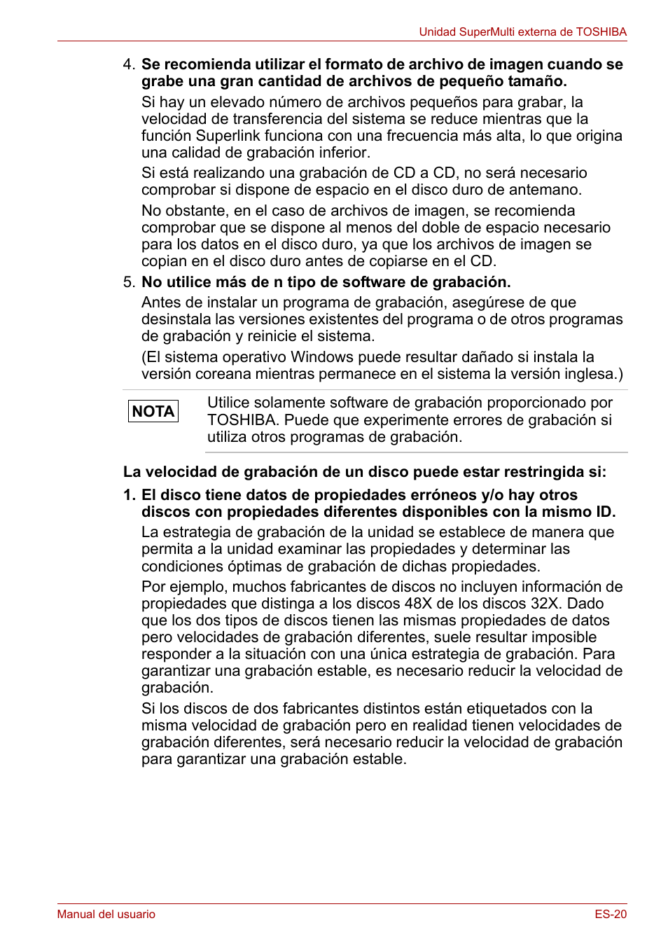 Toshiba External SuperMulti Drive User Manual | Page 115 / 533