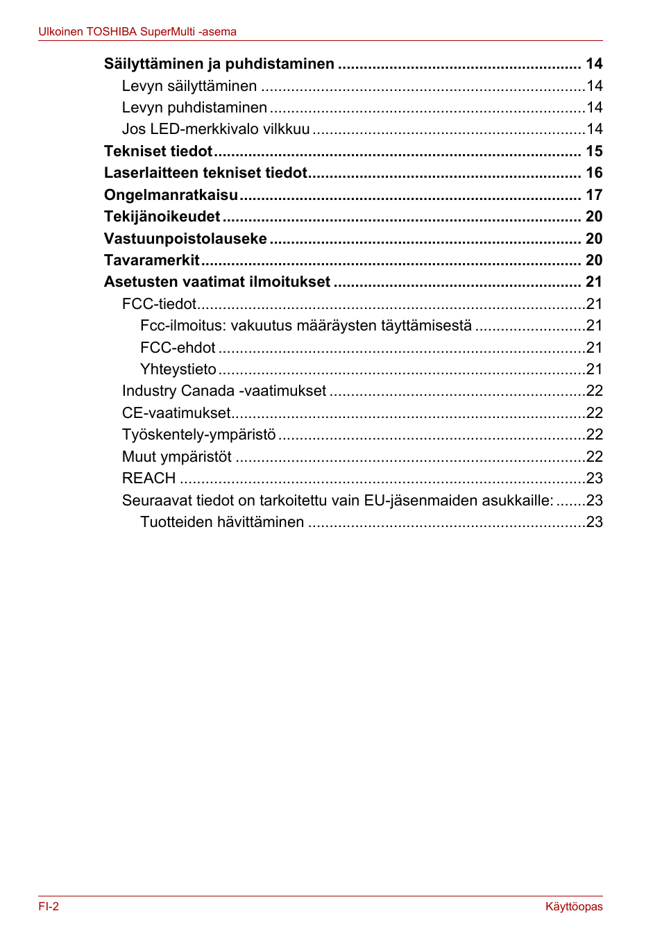 Toshiba External SuperMulti Drive User Manual | Page 122 / 533