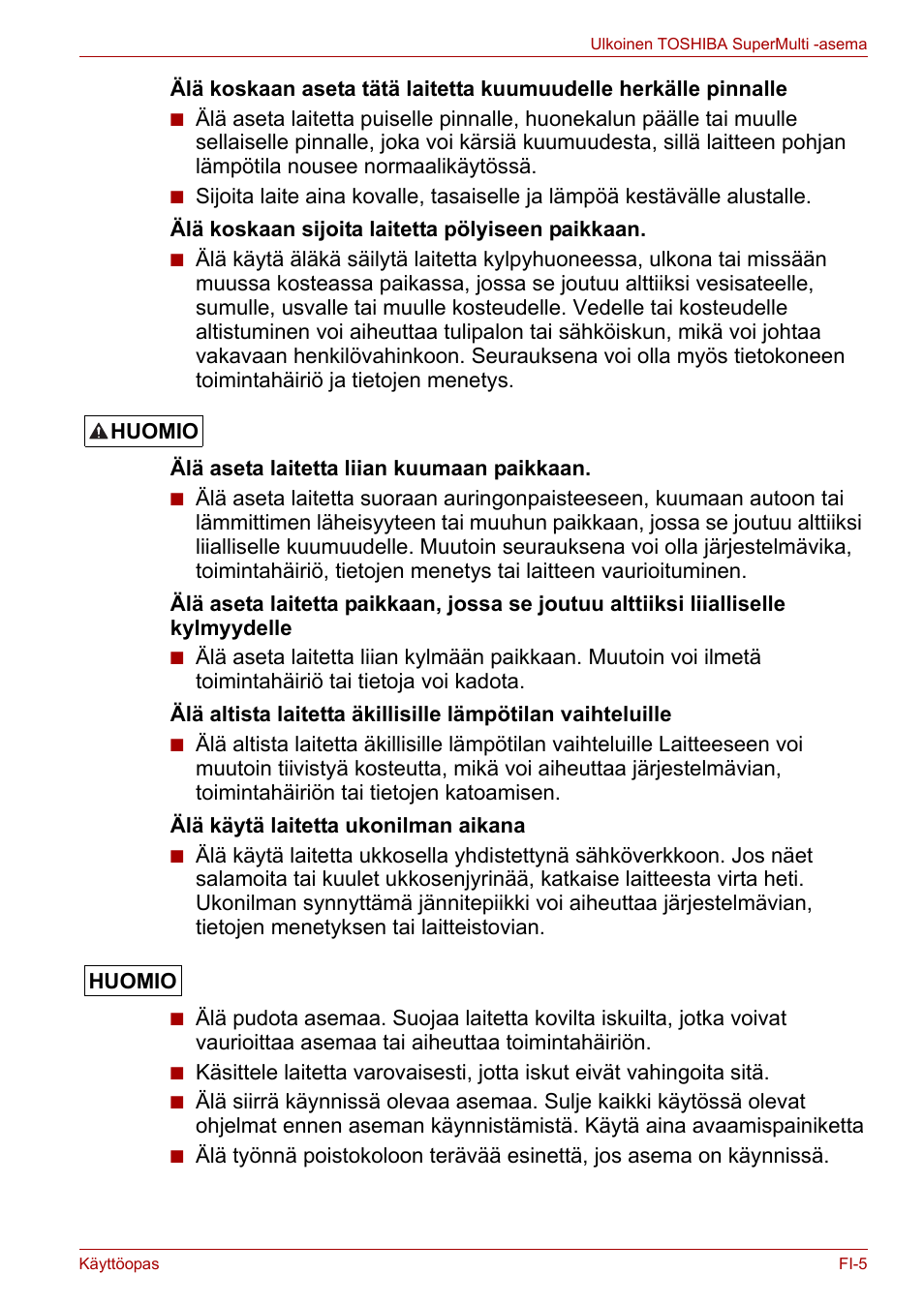 Toshiba External SuperMulti Drive User Manual | Page 125 / 533