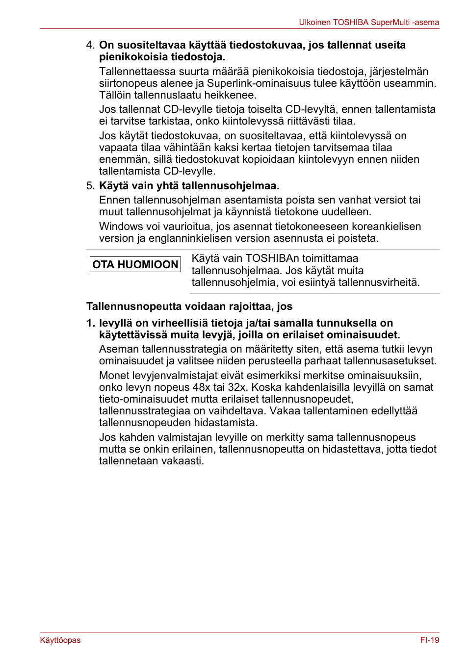 Toshiba External SuperMulti Drive User Manual | Page 139 / 533