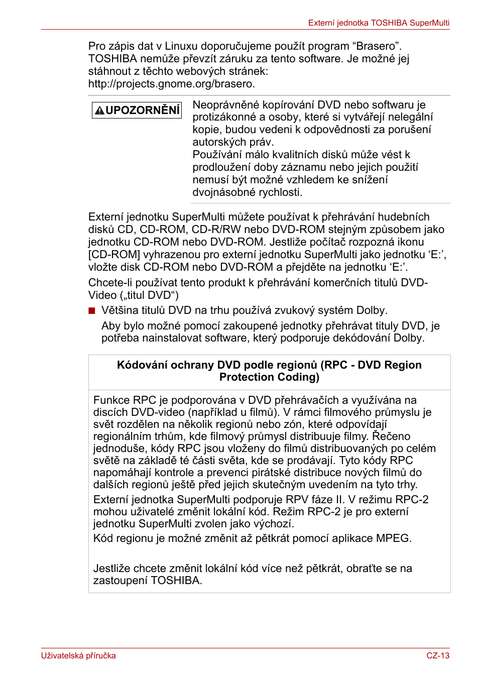 Toshiba External SuperMulti Drive User Manual | Page 37 / 533