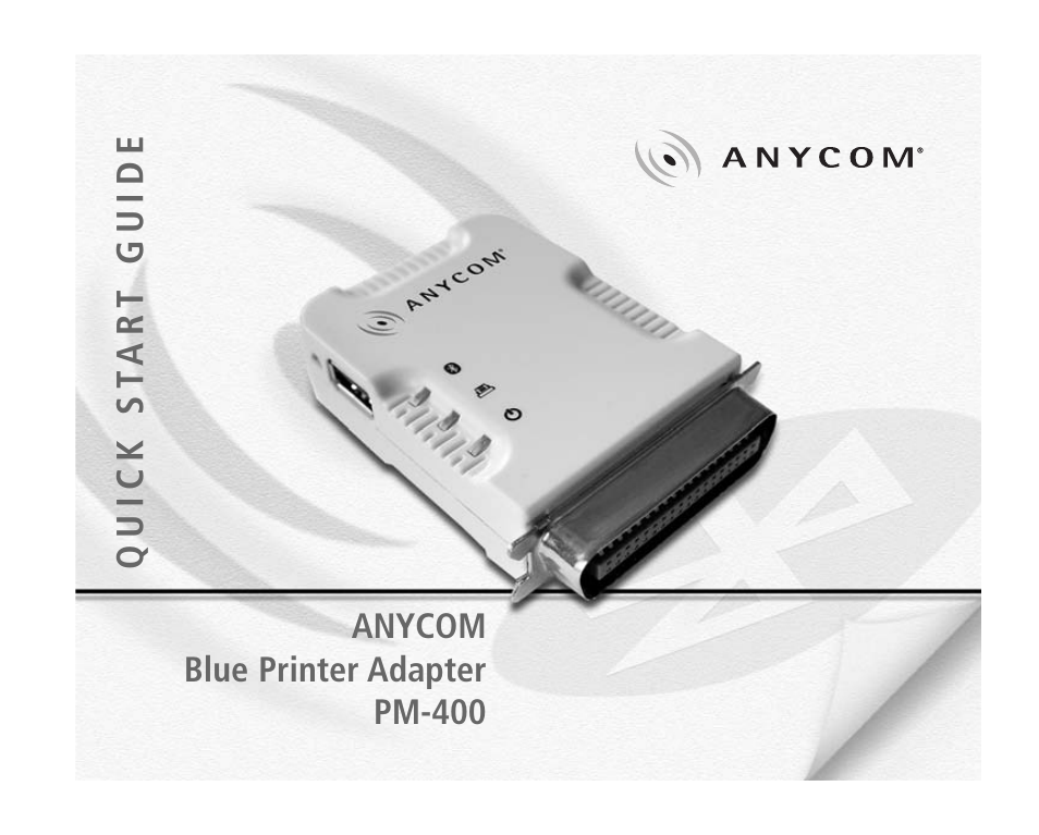 Anycom PM-400 User Manual | 36 pages