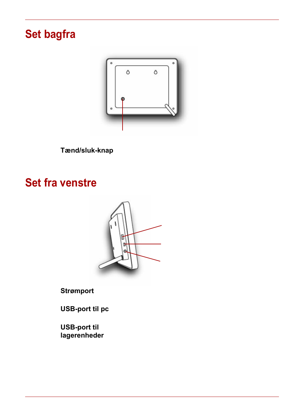 Set bagfra, Set fra venstre, Set bagfra set fra venstre | Toshiba Gigaframe L80-81 User Manual | Page 103 / 870