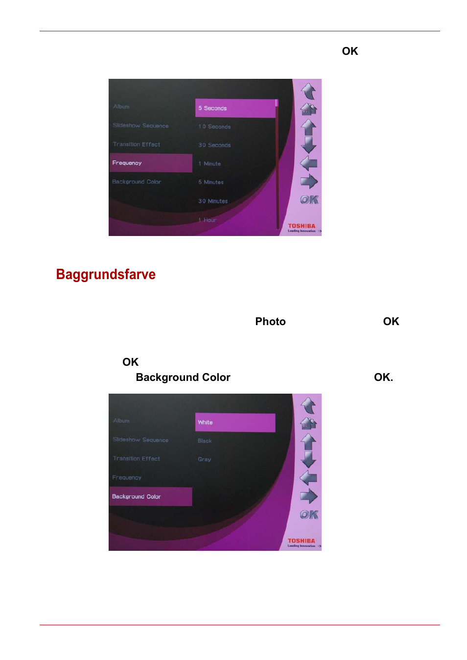 Baggrundsfarve | Toshiba Gigaframe L80-81 User Manual | Page 109 / 870