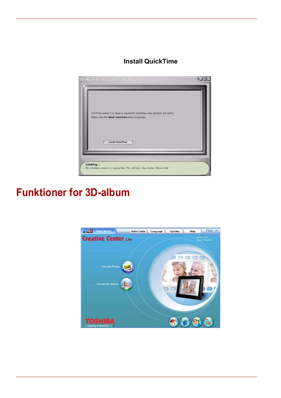 Funktioner for 3d-album | Toshiba Gigaframe L80-81 User Manual | Page 130 / 870