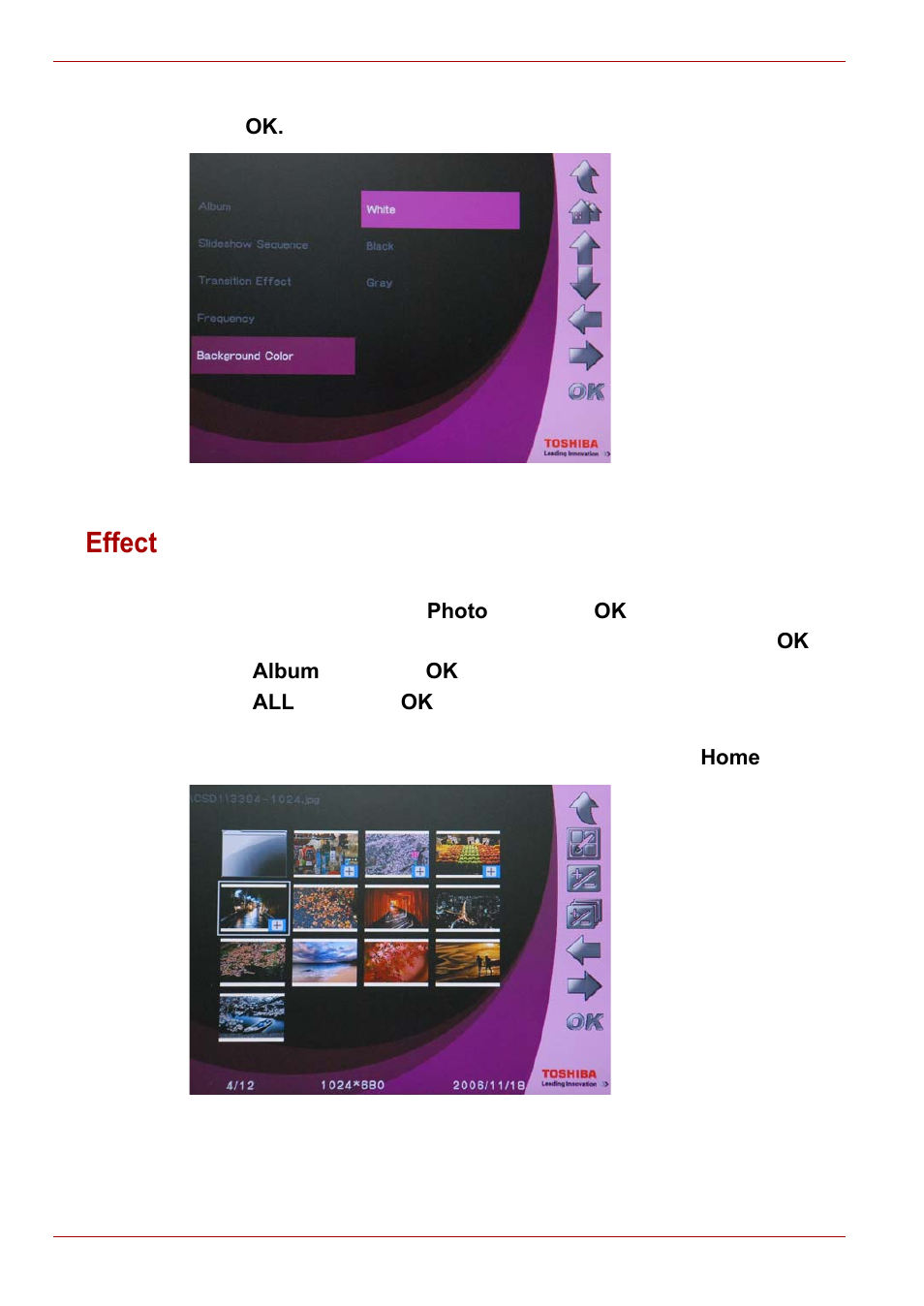 Effect | Toshiba Gigaframe L80-81 User Manual | Page 14 / 870