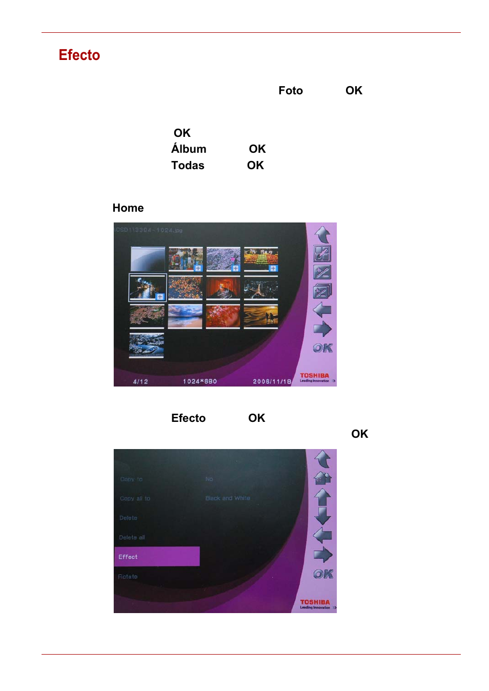 Efecto | Toshiba Gigaframe L80-81 User Manual | Page 159 / 870