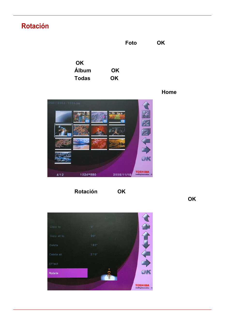 Rotación | Toshiba Gigaframe L80-81 User Manual | Page 160 / 870