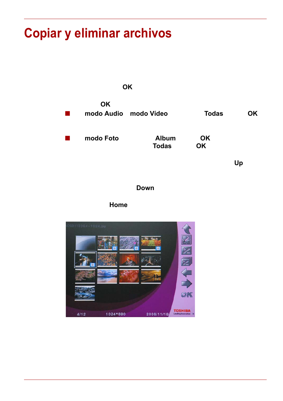 Copiar y eliminar archivos | Toshiba Gigaframe L80-81 User Manual | Page 171 / 870