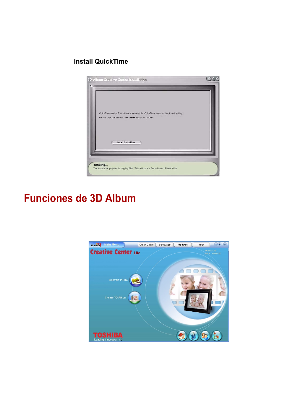 Funciones de 3d album | Toshiba Gigaframe L80-81 User Manual | Page 179 / 870