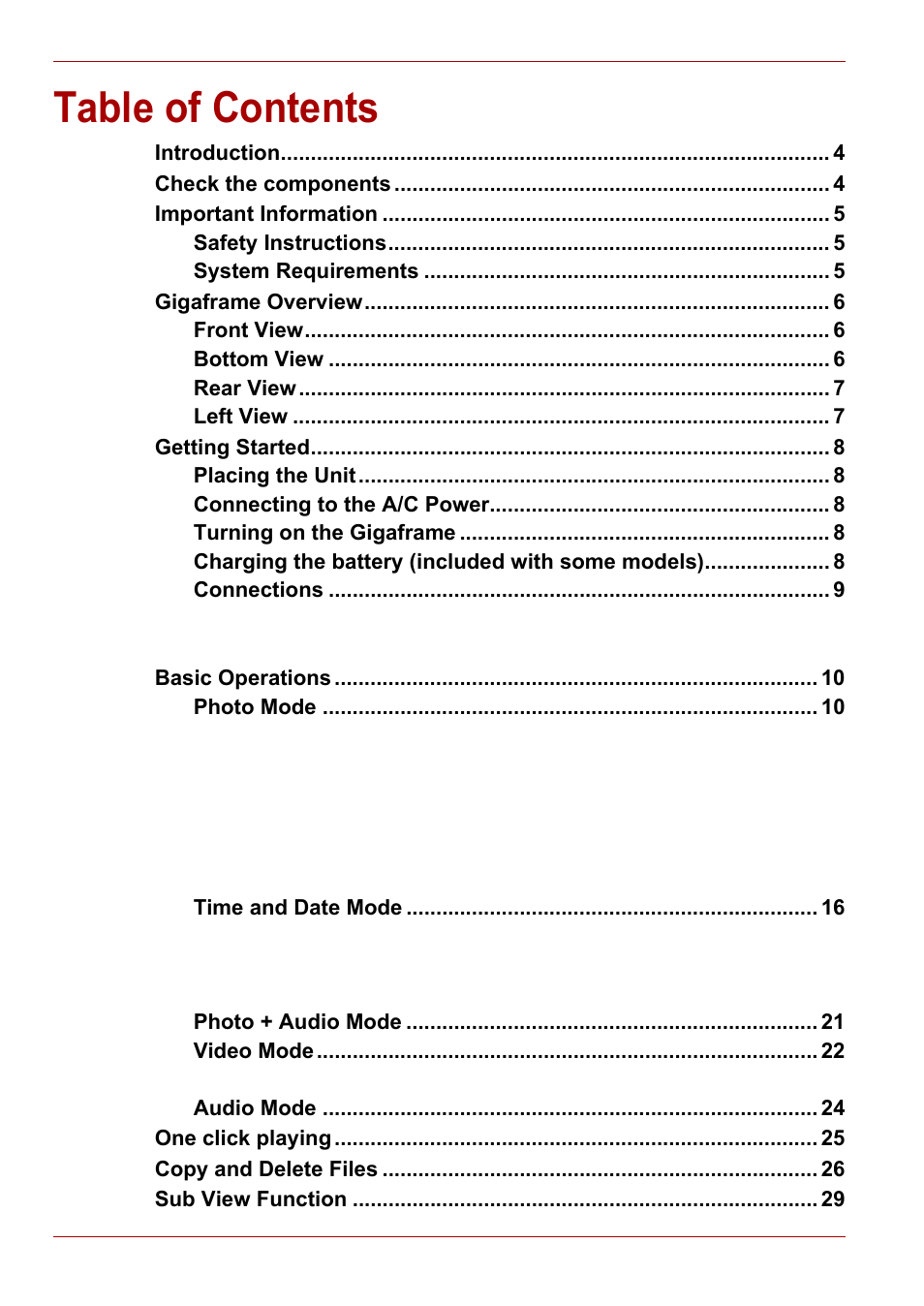 Toshiba Gigaframe L80-81 User Manual | Page 2 / 870