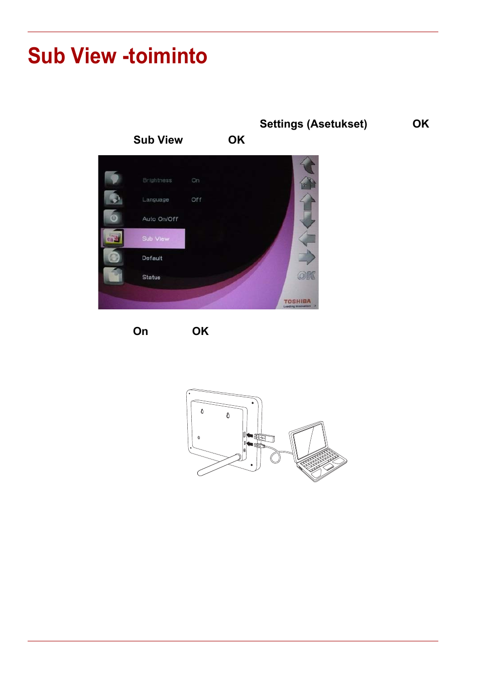 Sub view -toiminto | Toshiba Gigaframe L80-81 User Manual | Page 222 / 870