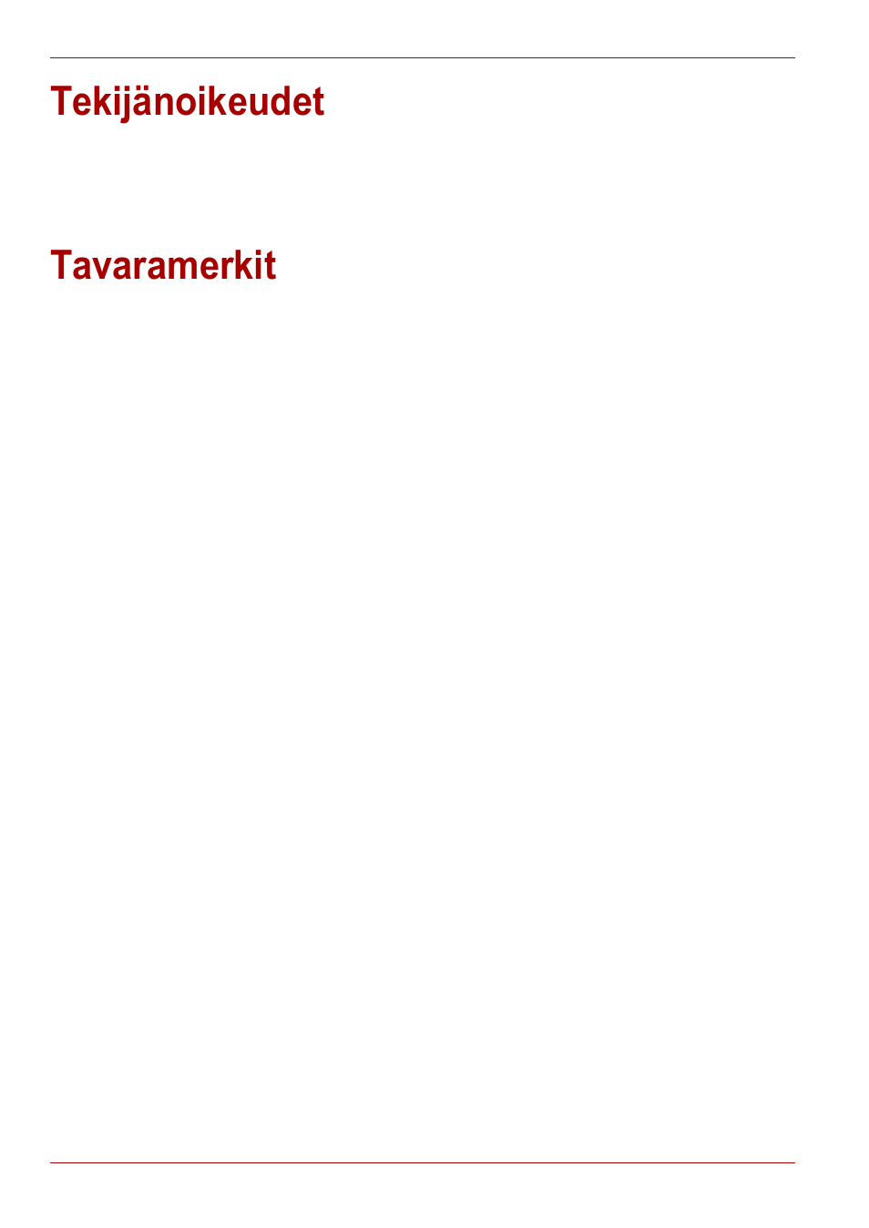 Tekijänoikeudet, Tavaramerkit, Tekijänoikeudet tavaramerkit | Toshiba Gigaframe L80-81 User Manual | Page 240 / 870