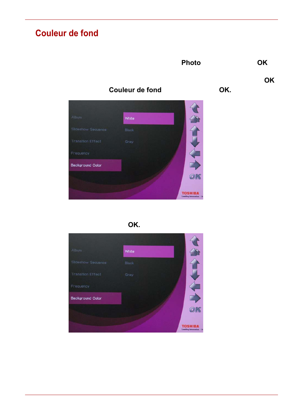 Couleur de fond | Toshiba Gigaframe L80-81 User Manual | Page 253 / 870