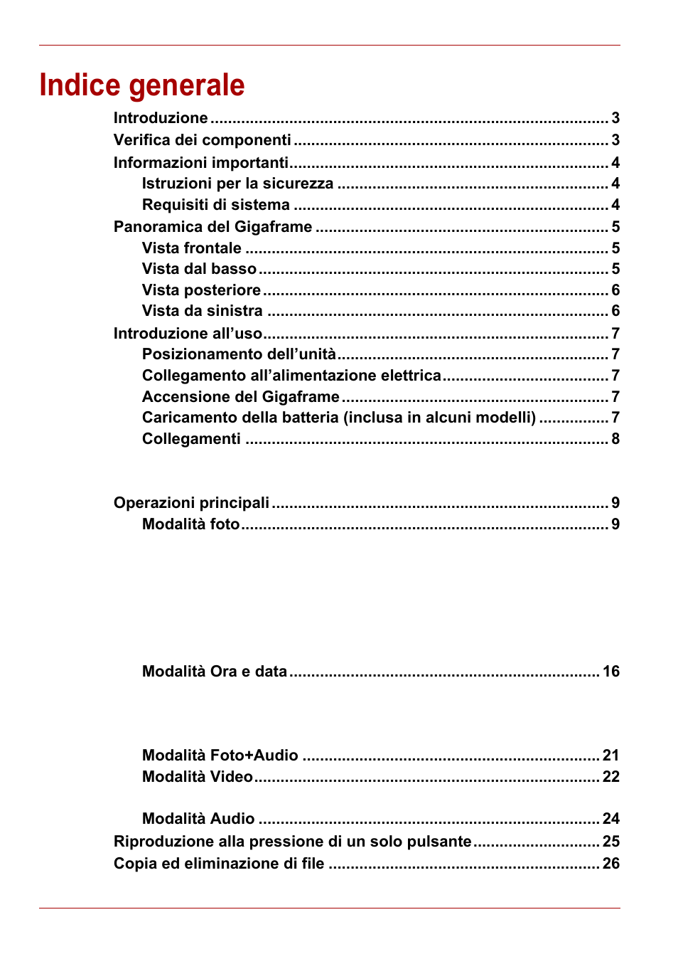 Manuale utente, Indice generale | Toshiba Gigaframe L80-81 User Manual | Page 290 / 870