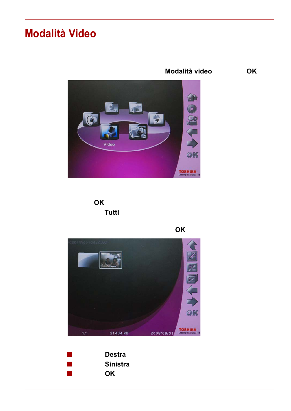 Modalità video | Toshiba Gigaframe L80-81 User Manual | Page 311 / 870