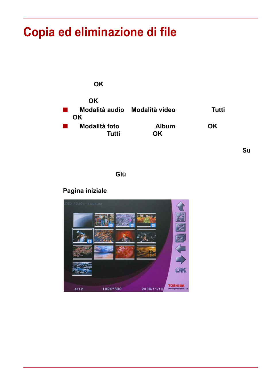 Copia ed eliminazione di file | Toshiba Gigaframe L80-81 User Manual | Page 315 / 870