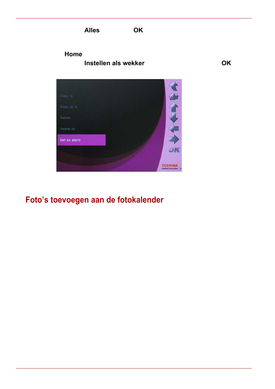 Foto’s toevoegen aan de fotokalender | Toshiba Gigaframe L80-81 User Manual | Page 358 / 870