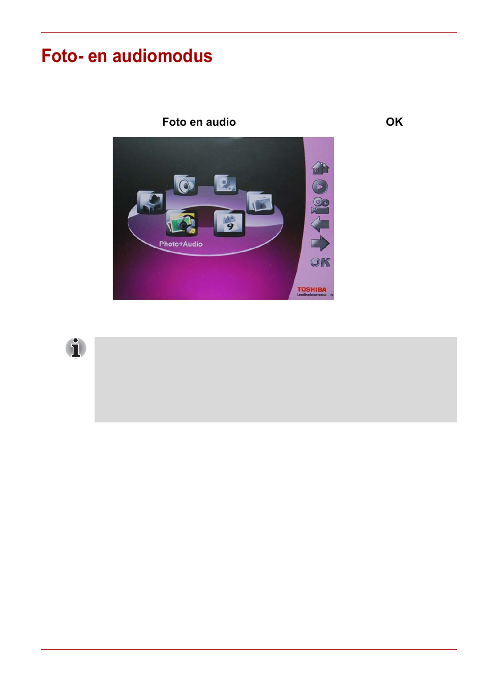 Foto- en audiomodus | Toshiba Gigaframe L80-81 User Manual | Page 359 / 870