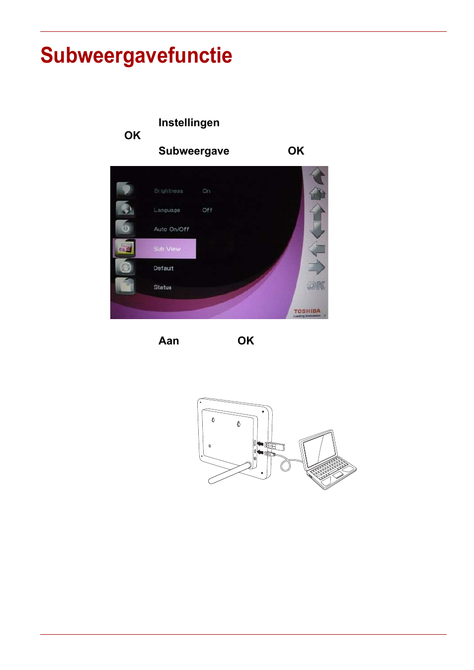 Subweergavefunctie | Toshiba Gigaframe L80-81 User Manual | Page 367 / 870