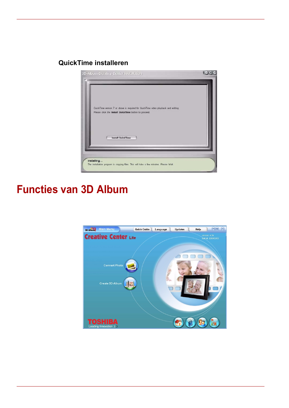 Functies van 3d album | Toshiba Gigaframe L80-81 User Manual | Page 372 / 870