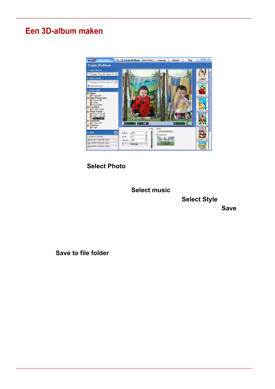 Een 3d-album maken | Toshiba Gigaframe L80-81 User Manual | Page 374 / 870