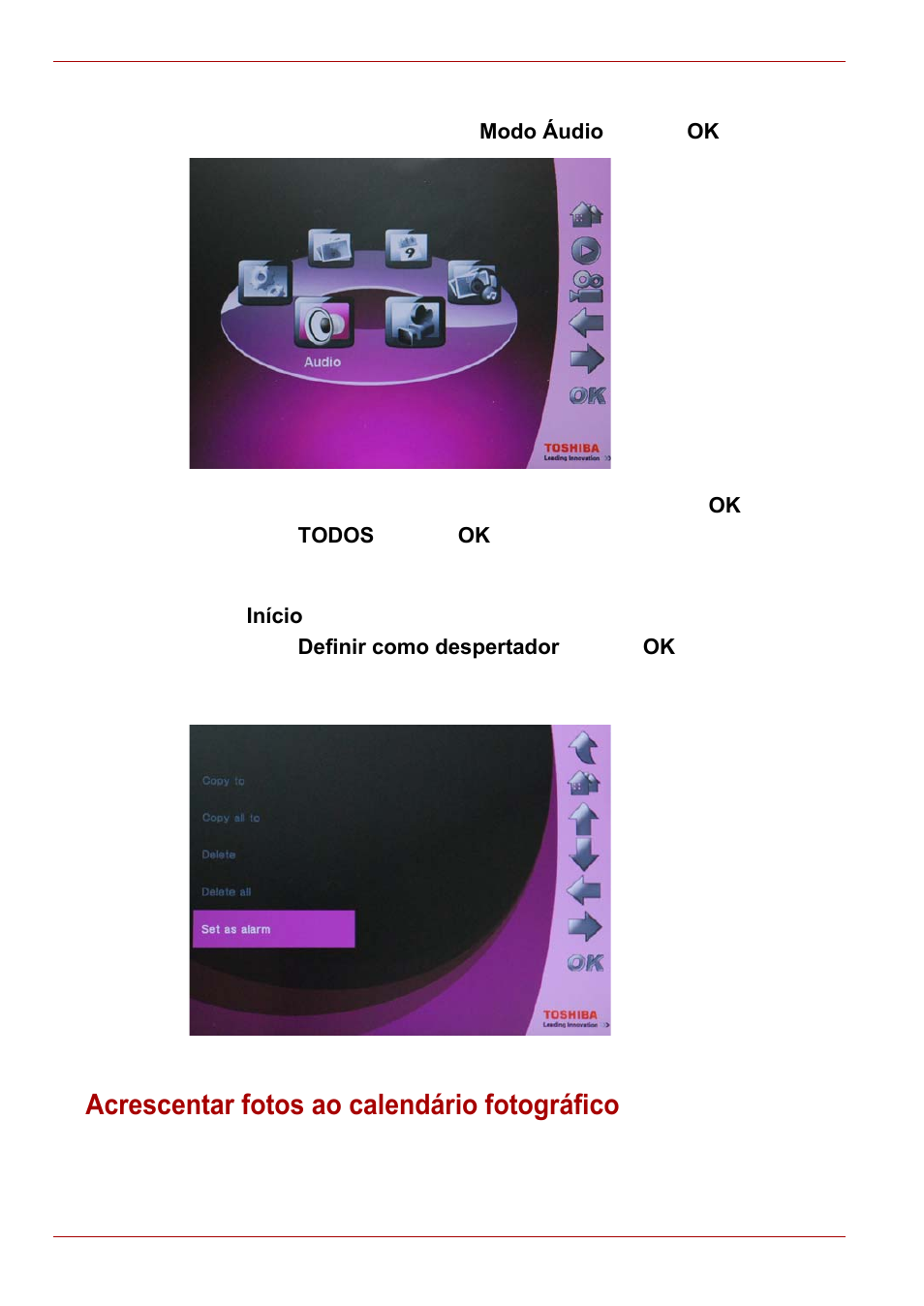 Acrescentar fotos ao calendário fotográfico | Toshiba Gigaframe L80-81 User Manual | Page 454 / 870