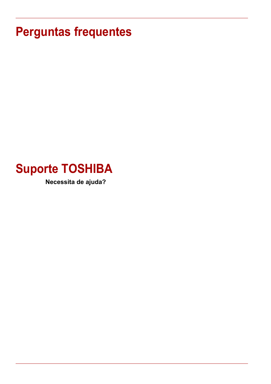 Perguntas frequentes, Suporte toshiba, Perguntas frequentes suporte toshiba | Toshiba Gigaframe L80-81 User Manual | Page 478 / 870