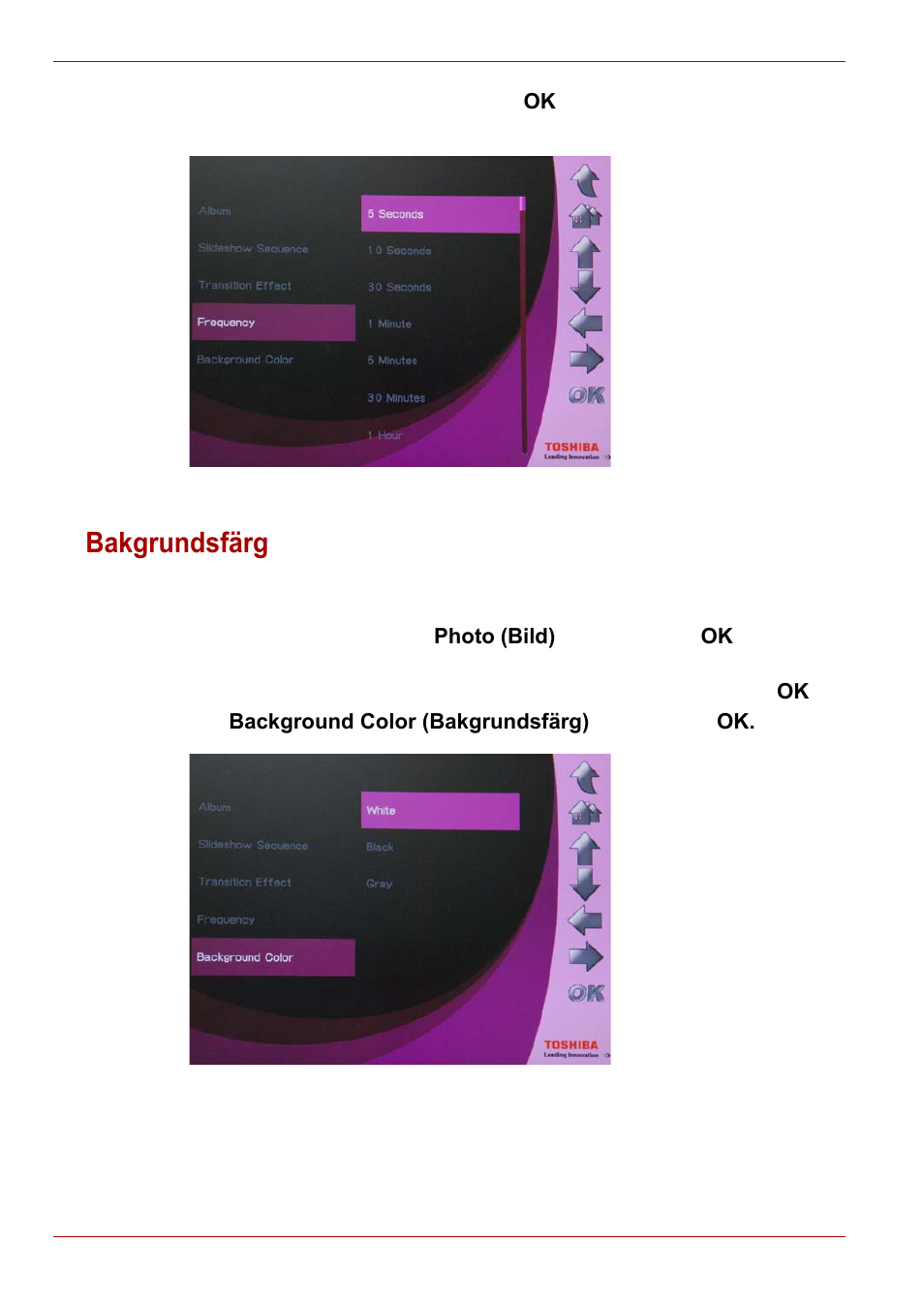 Bakgrundsfärg | Toshiba Gigaframe L80-81 User Manual | Page 494 / 870