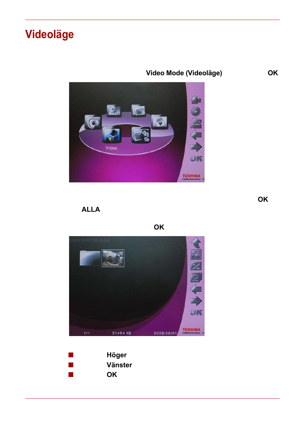 Videoläge | Toshiba Gigaframe L80-81 User Manual | Page 503 / 870