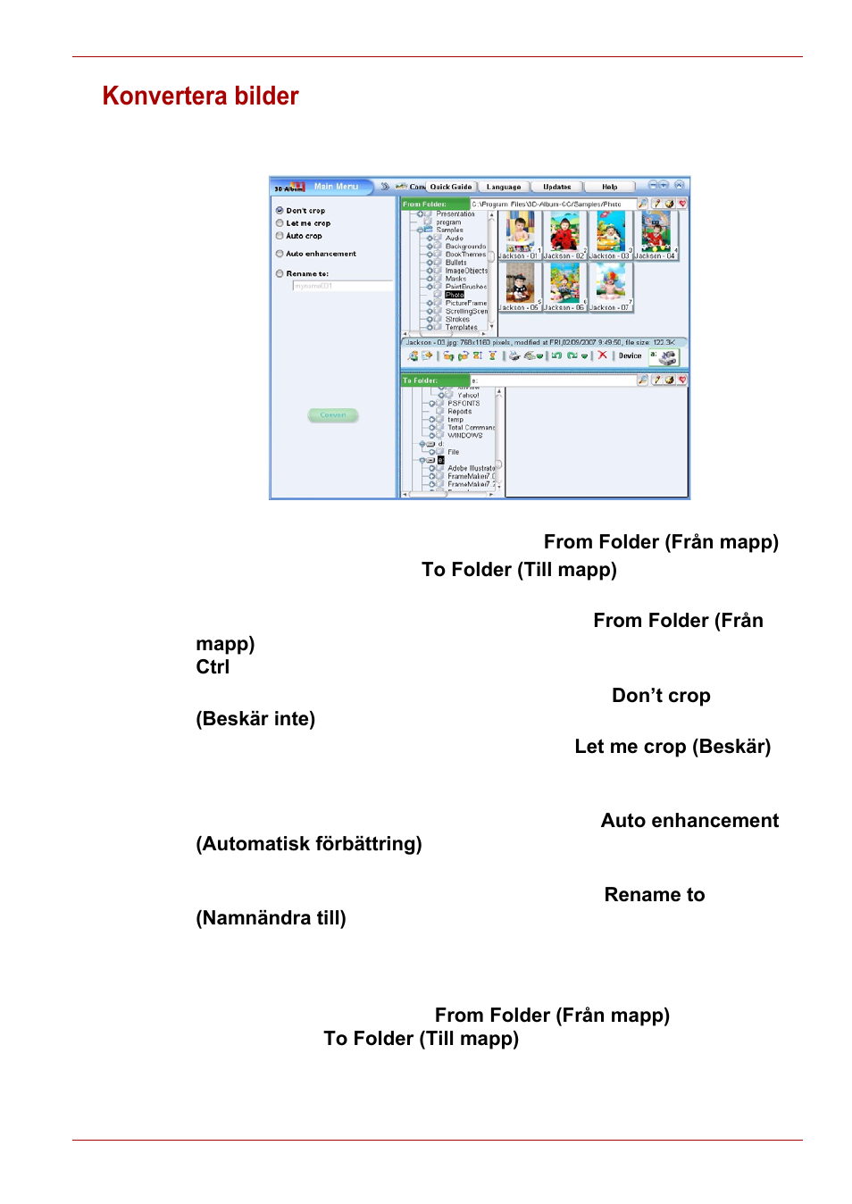 Konvertera bilder | Toshiba Gigaframe L80-81 User Manual | Page 515 / 870