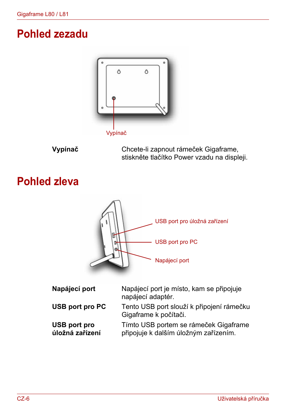 Pohled zezadu, Pohled zleva, Pohled zezadu pohled zleva | Toshiba Gigaframe L80-81 User Manual | Page 534 / 870