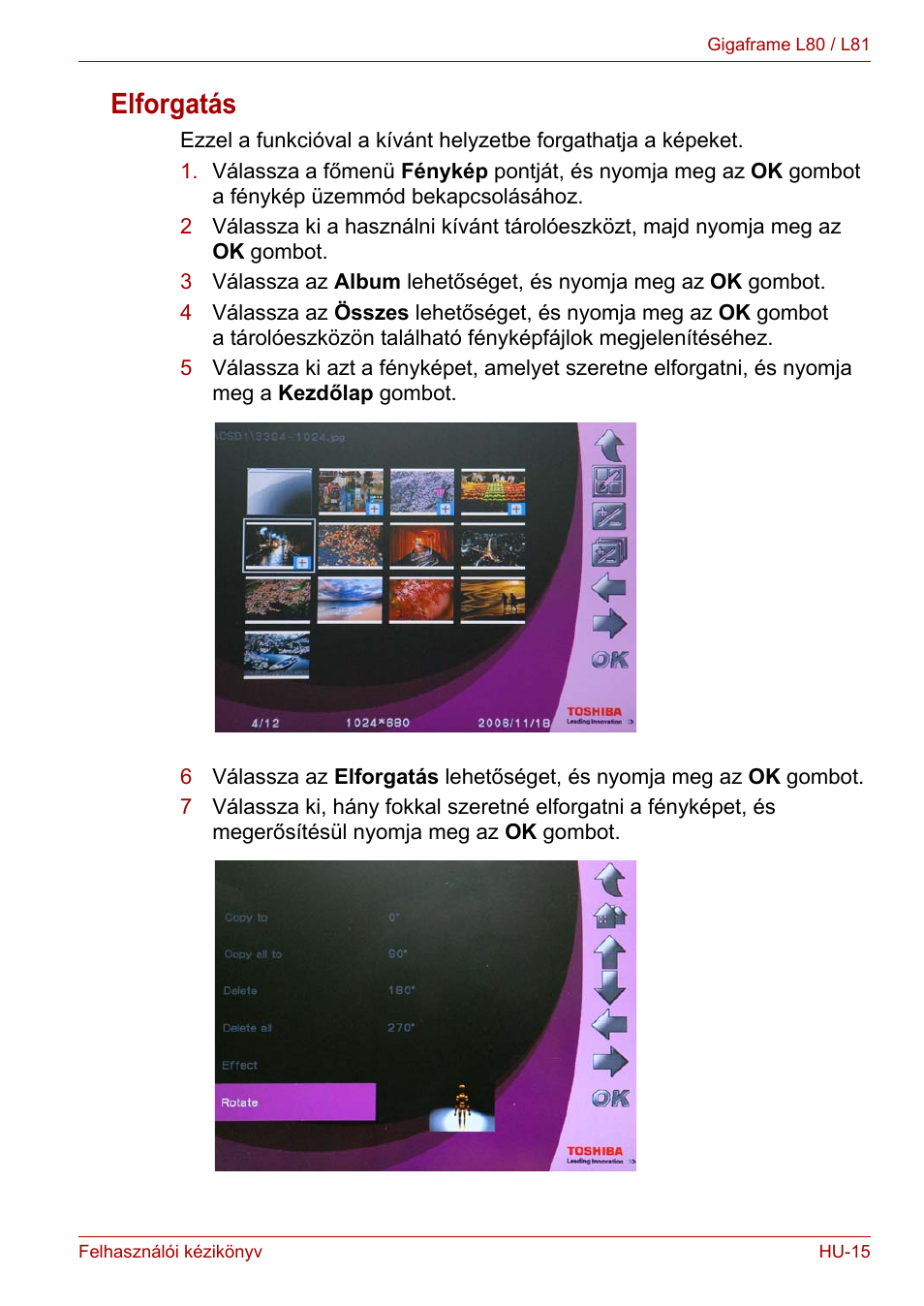 Elforgatás | Toshiba Gigaframe L80-81 User Manual | Page 641 / 870