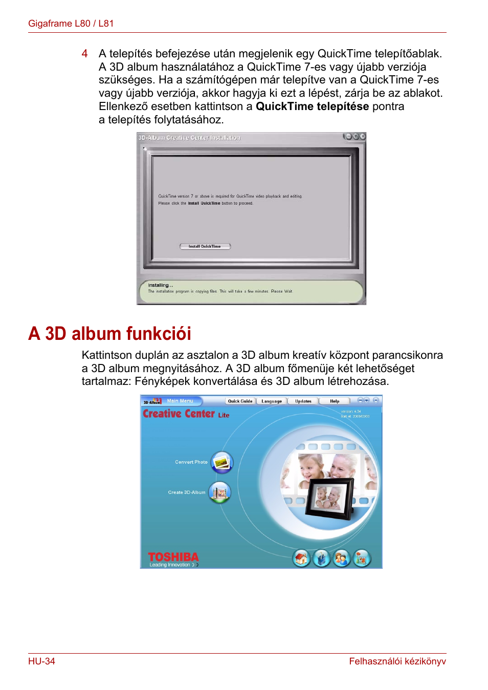 A 3d album funkciói | Toshiba Gigaframe L80-81 User Manual | Page 660 / 870