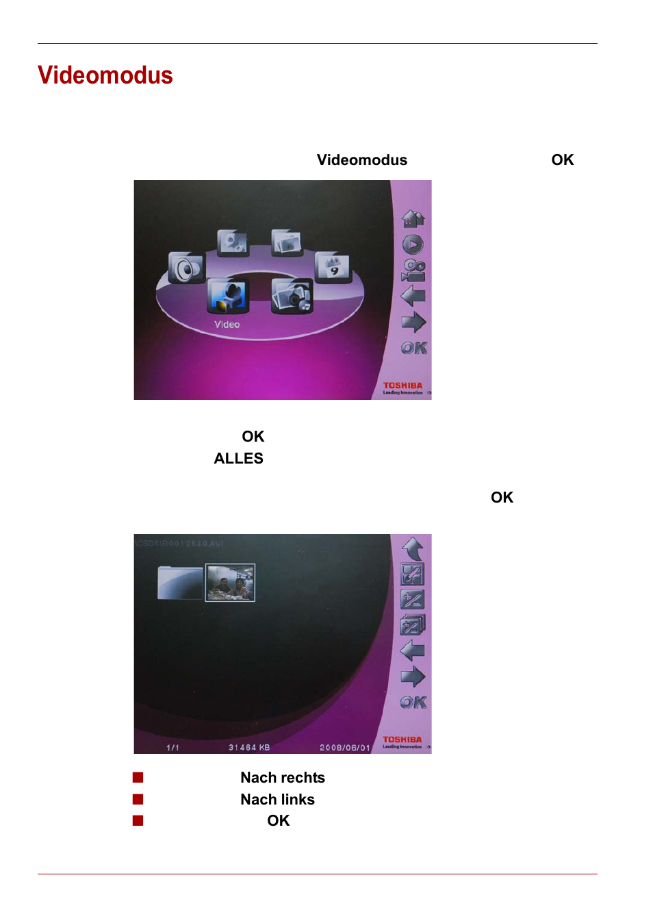 Videomodus | Toshiba Gigaframe L80-81 User Manual | Page 70 / 870