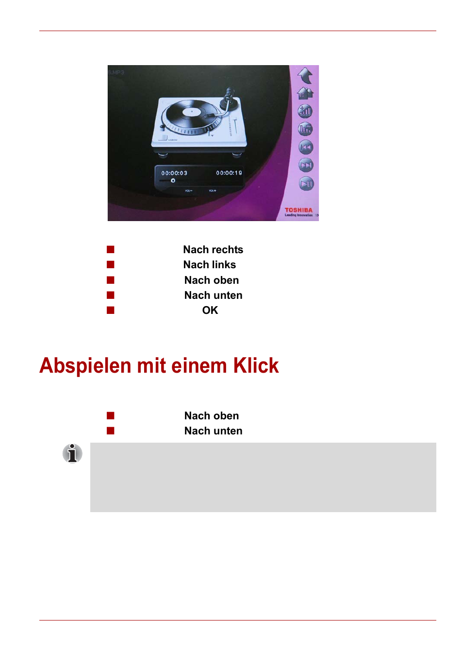 Abspielen mit einem klick | Toshiba Gigaframe L80-81 User Manual | Page 73 / 870