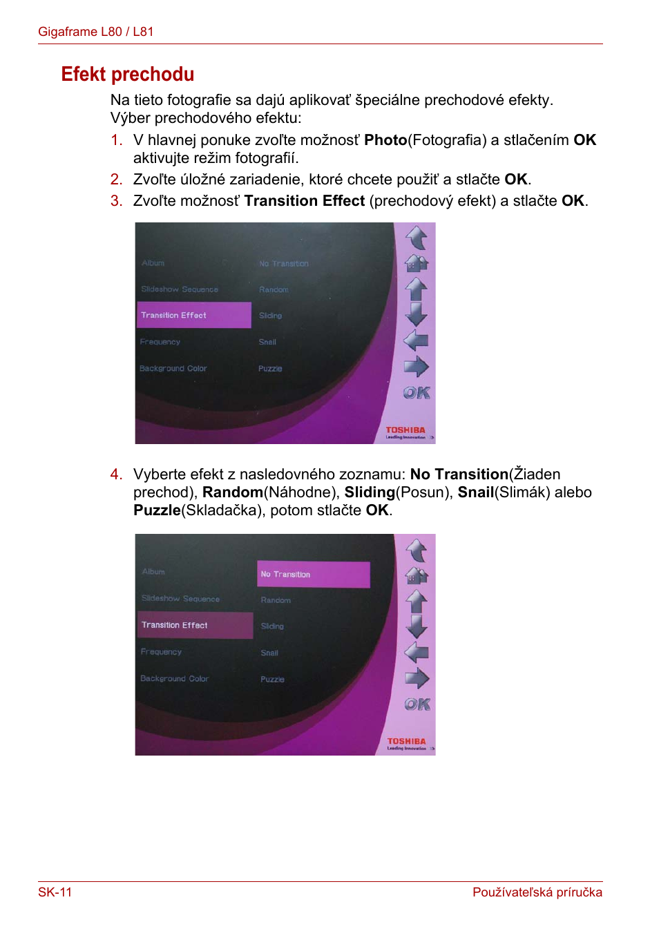 Efekt prechodu | Toshiba Gigaframe L80-81 User Manual | Page 784 / 870