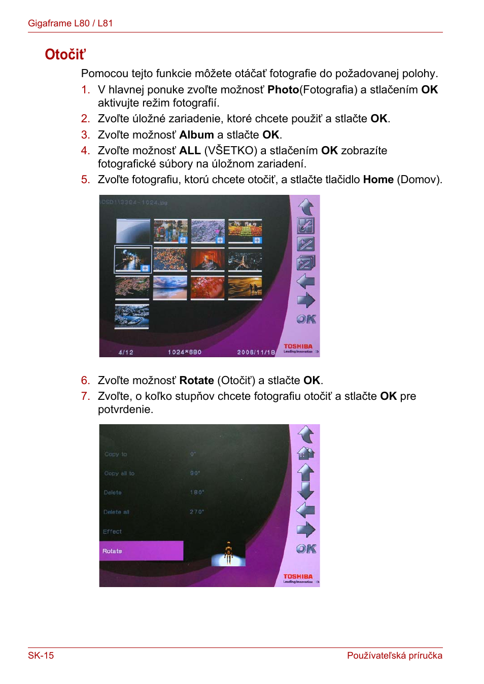 Otočiť | Toshiba Gigaframe L80-81 User Manual | Page 788 / 870