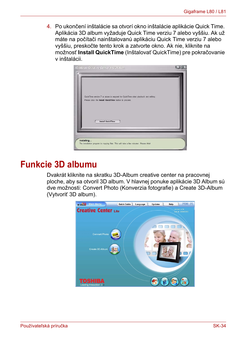 Funkcie 3d albumu | Toshiba Gigaframe L80-81 User Manual | Page 807 / 870