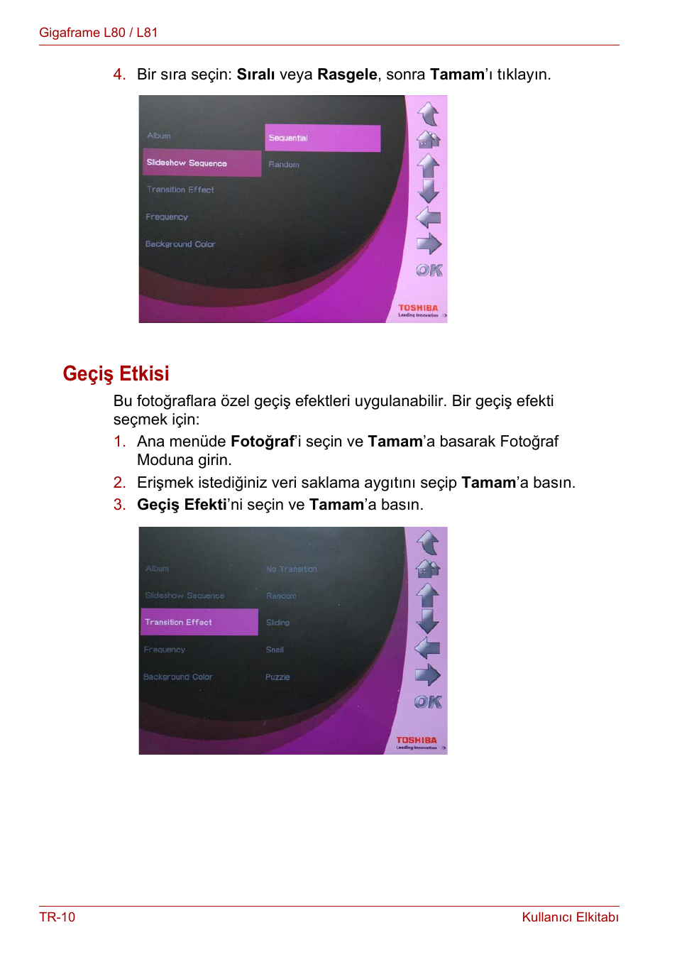 Geçiş etkisi | Toshiba Gigaframe L80-81 User Manual | Page 832 / 870