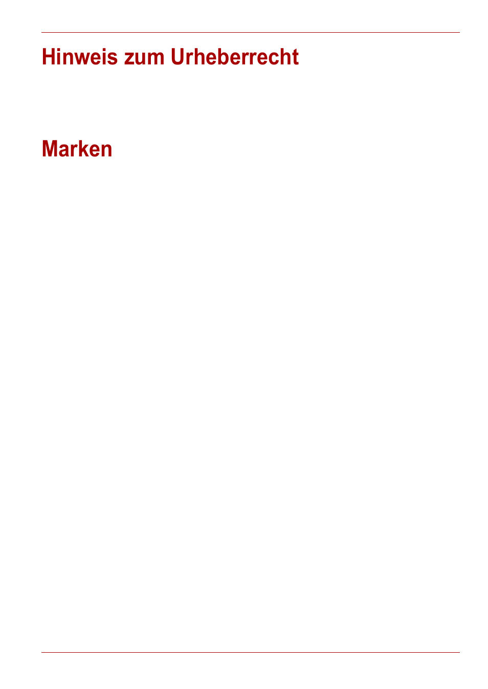 Hinweis zum urheberrecht, Marken, Hinweis zum urheberrecht marken | Toshiba Gigaframe L80-81 User Manual | Page 97 / 870