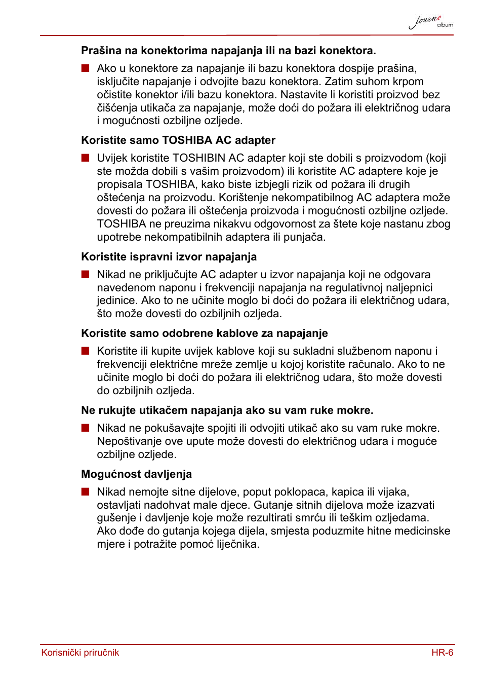 Toshiba JournE album User Manual | Page 135 / 420