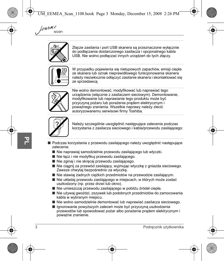 Toshiba JournE Scan User Manual | Page 112 / 236
