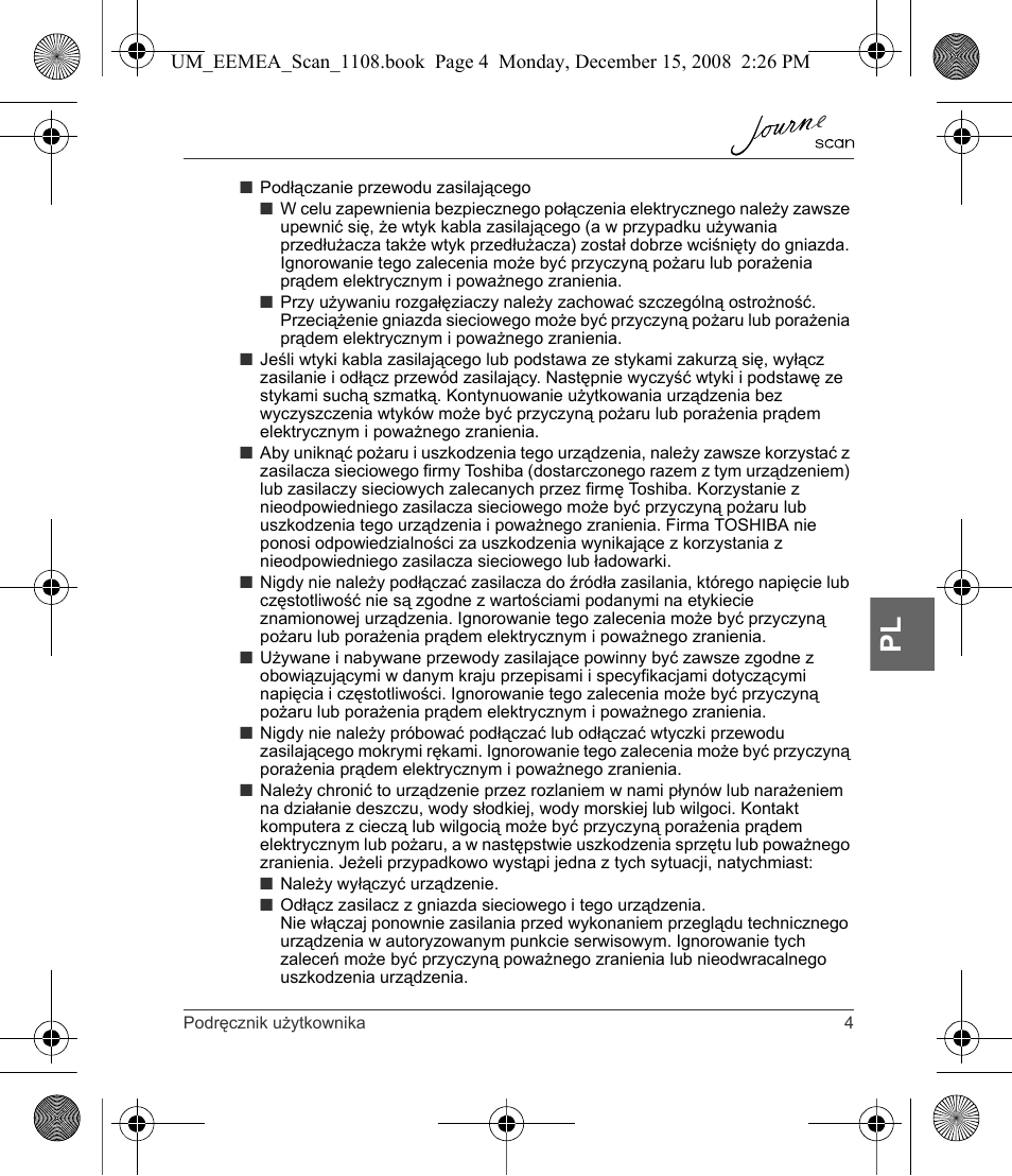 Toshiba JournE Scan User Manual | Page 113 / 236