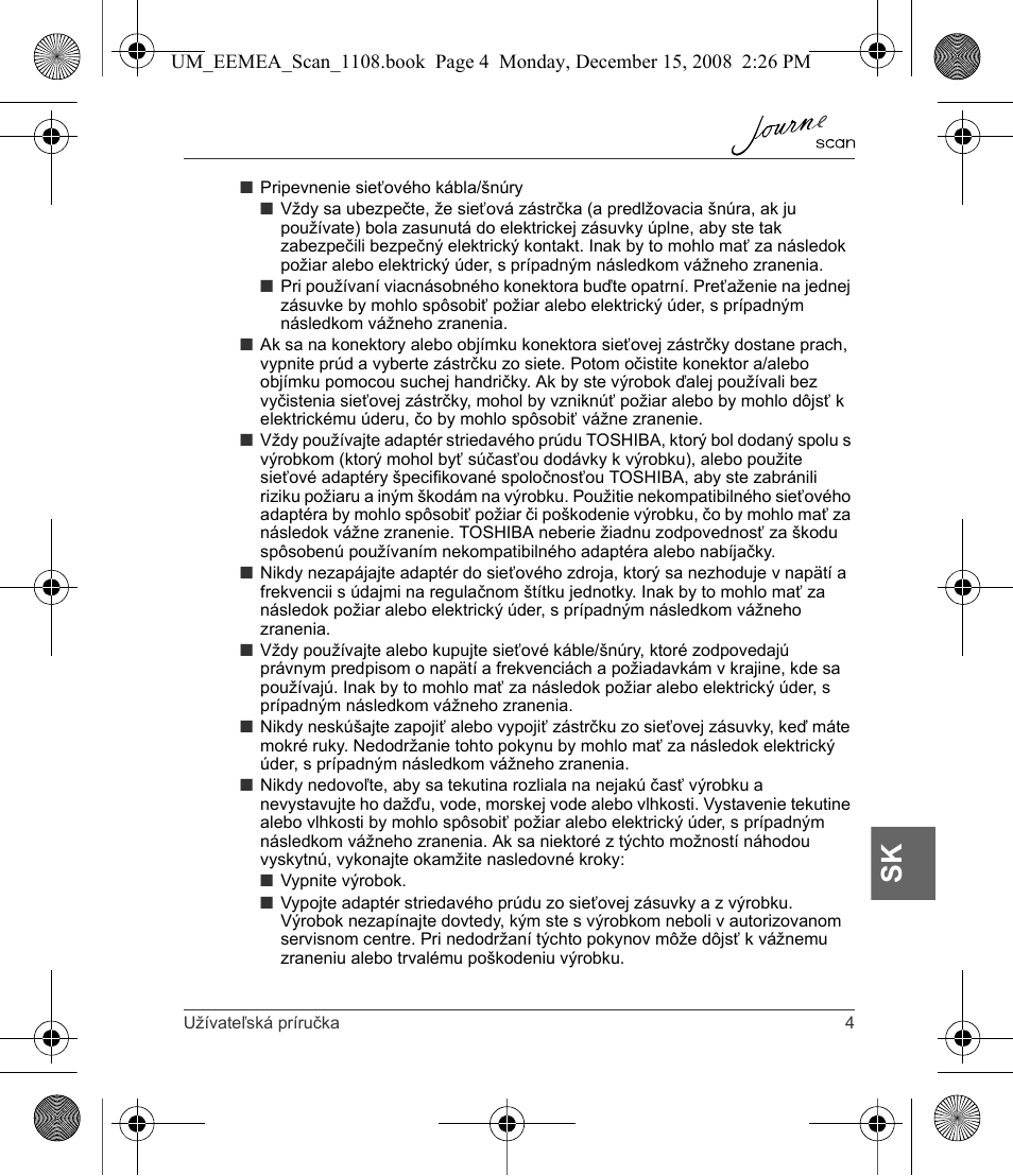 Toshiba JournE Scan User Manual | Page 167 / 236