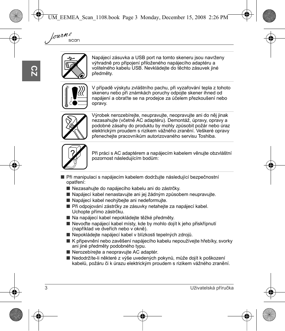 Toshiba JournE Scan User Manual | Page 22 / 236