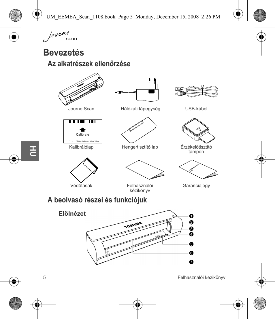 Bevezetés | Toshiba JournE Scan User Manual | Page 96 / 236