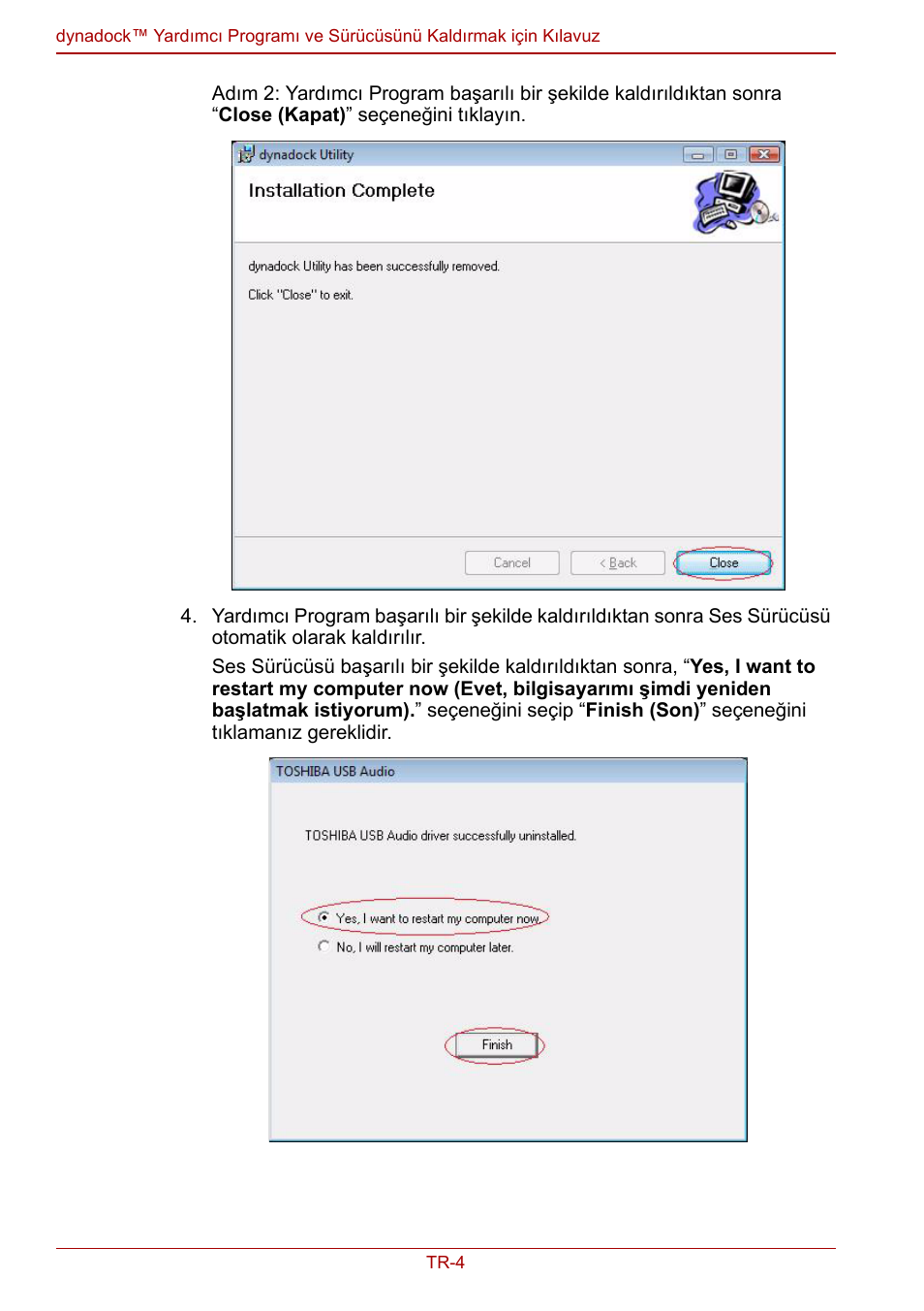 Toshiba Dynadock User Manual | Page 100 / 132